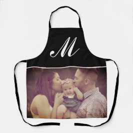 Delantal Personalizado Crear su propio Monograma de fotos N