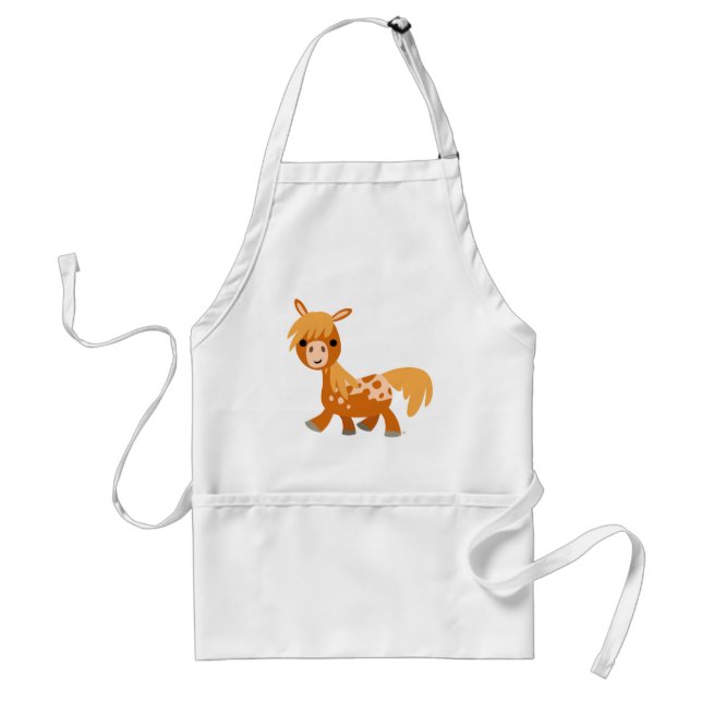 Delantal Personalizado Cute Appaloosa Pony Apron (Frente)