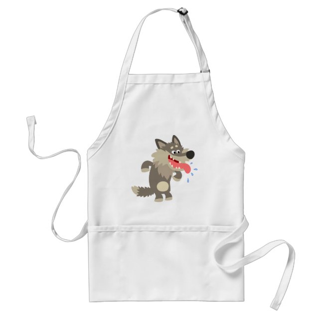 Delantal Personalizado Cute Familiar Wolf Apron (Frente)