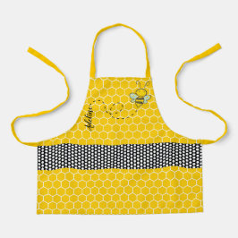 Delantal Personalizado de abejas y honeycomb