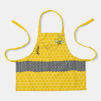 Delantal Personalizado de abejas y honeycomb
