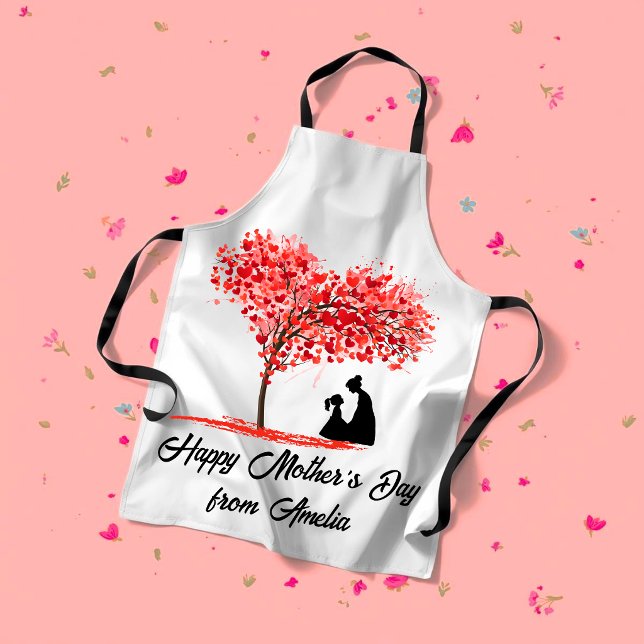 Delantal Personalizado de Amor de Madre e Hija (Subido por el creador)