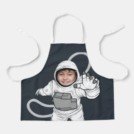 Delantal Personalizado de Astronauta Cute Foto
