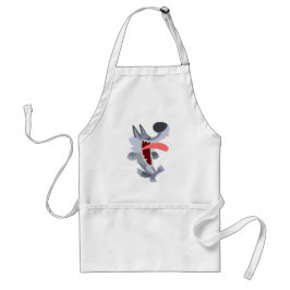 Delantal Personalizado de baile lindo Wolf Apron