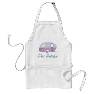 Delantal Personalizado de Caravana Retro
