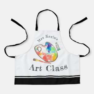 Delantal Personalizado de clase de arte infantil