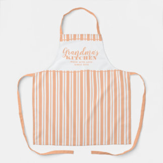Delantal Personalizado de cocina de la abuela Naranja de ca