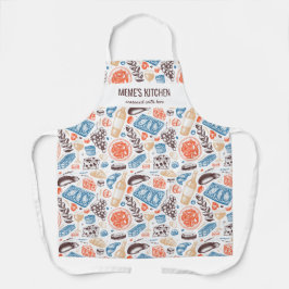 Delantal Personalizado de cocina del chef Meme