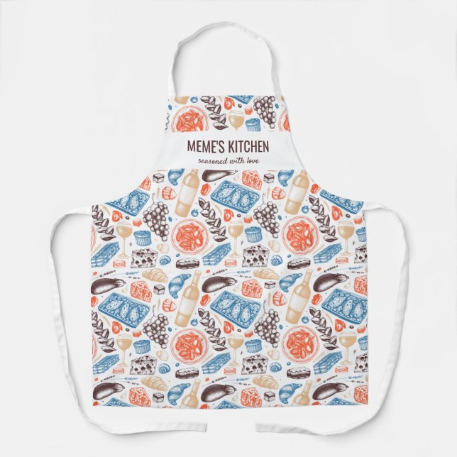 Delantal Personalizado de cocina del chef Meme (Anverso)