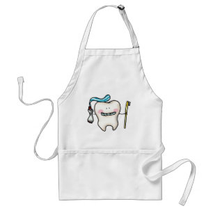 Delantal personalizado de dientes divertidos