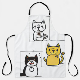 Delantal Personalizado de gato
