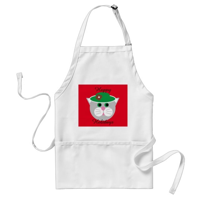Delantal Personalizado de gato (Frente)