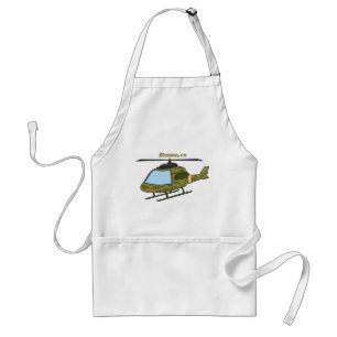 Delantal Personalizado de helicópteros de camoflage del ejé