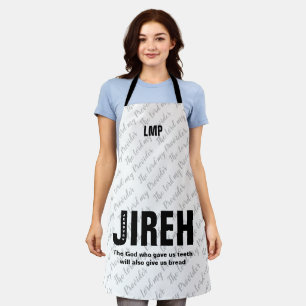 Delantal Personalizado de Jehová Jireh