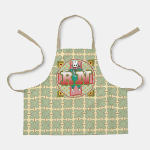 Delantal Personalizado de mono sock RN Enfermera