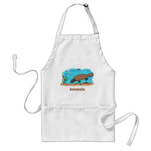 Delantal Personalizado de natación de Platypus Cute