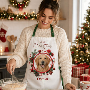 Delantal Personalizado de Navidad con Foto de Masc