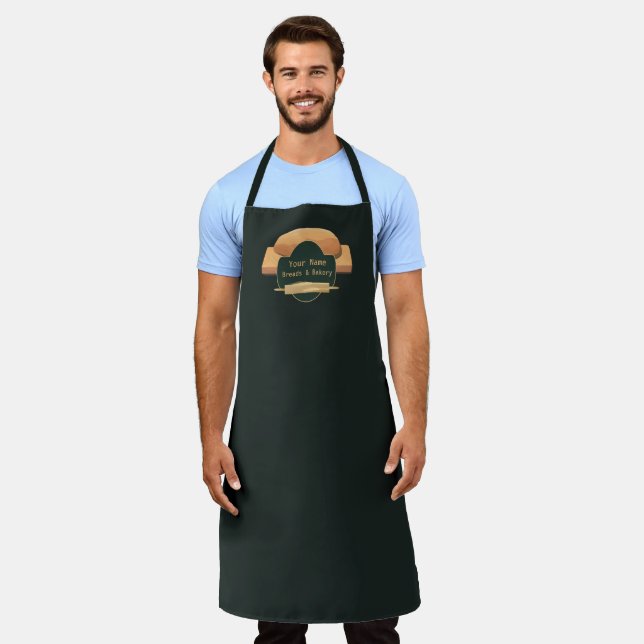Delantal Personalizado de panadería de pan Apron (Gastado)