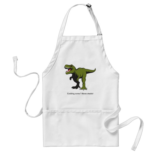 Delantal personalizado de T-Rex (Frente)