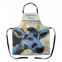Personalizado de vaca Apron