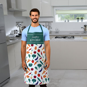 Delantal Personalizado de verduras Cocina Unisex