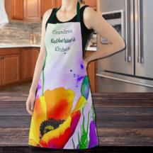 Personalizado de Watercolor Floral California Popp