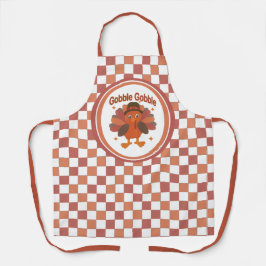 Delantal Personalizado del Día de Acción de Gracias Turquía