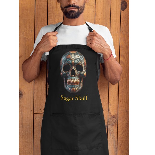 Delantal personalizado del Día de la Calavera Muerta (Subido por el creador)