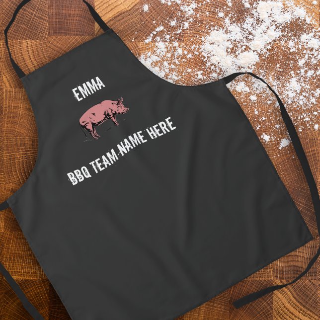 Delantal Personalizado del equipo de BBQ de Unisex (Subido por el creador)
