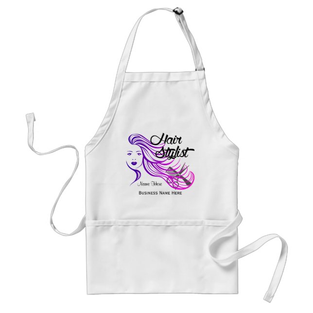Delantal Personalizado del Hairstylist (Frente)