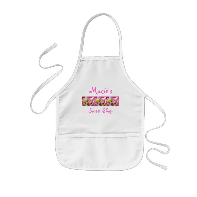 Delantal personalizado del juego de los niños (Frente)