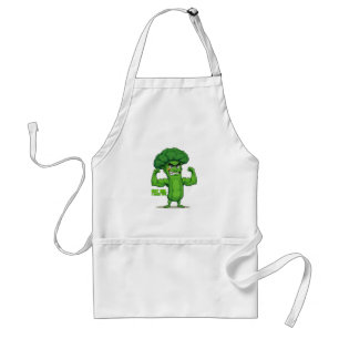 Delantal Personalizado divertida de Broccoli, Strand Veggie