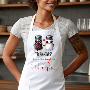 Delantal Personalizado Divertido Amor Comida Regal