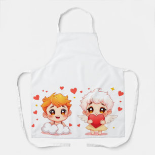 Delantal Personalizado divertido jugando ángeles por amarte