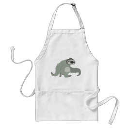 Delantal Personalizado dulce Sloth con prisa