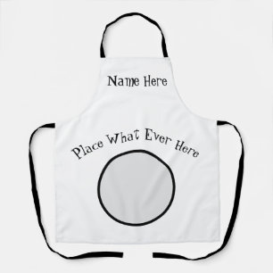 Delantal Personalizado, editar o agregar texto, Apron