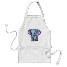 DELANTAL  PERSONALIZADO ELEPHANT