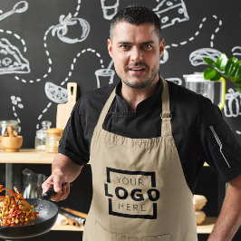 Delantal Personalizado Empresarial Logotipo Empleado