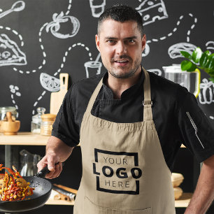Delantal Personalizado Empresarial Logotipo Empleado
