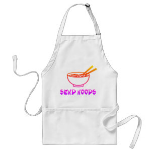 Delantal Personalizado envía nociones cocinando el cocinero