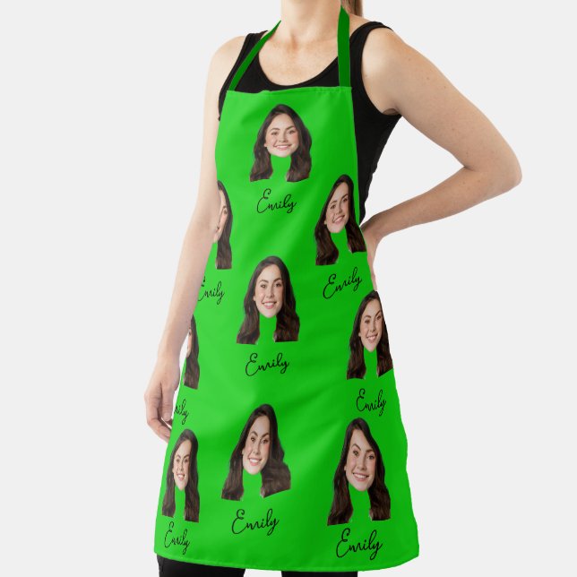 Delantal Personalizado Face Chef Kitchen Regalo Gracioso Pa (in situ)