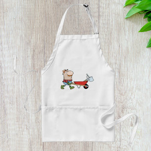 Delantal Personalizado Farmer con carretilla y herramientas