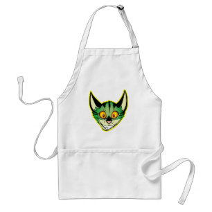 Delantal Personalizado fluorescente Cat Apron