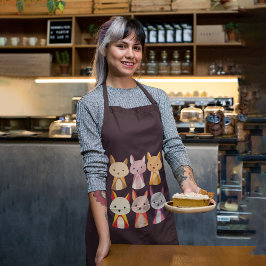 Delantal Personalizado Fox colorido