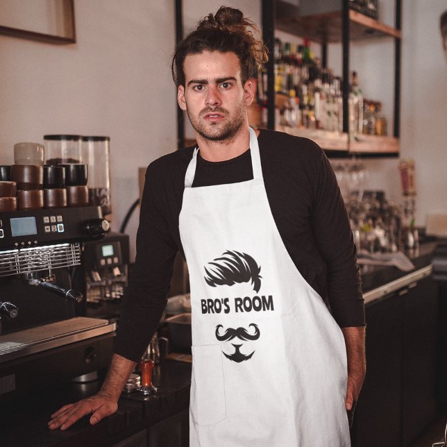 Delantal Personalizado Funky Barber Shop (Subido por el creador)