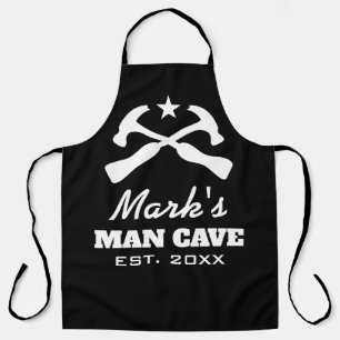 Delantal Personalizado genial hombre varón cueva barba dela