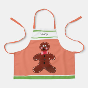 Delantal Personalizado Gingerbread Man Navidades