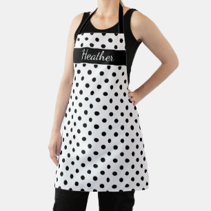 Delantal Personalizado gran cocina de diseño de polkadots 