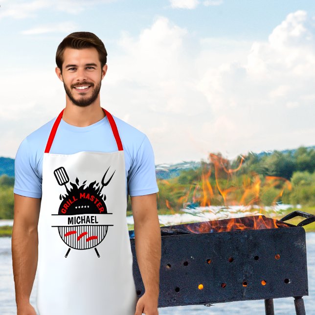 Delantal Personalizado Grill Master, BBQ (Subido por el creador)