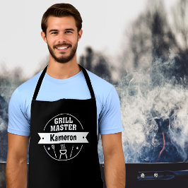 Delantal Personalizado Grill Master (con su nombre)